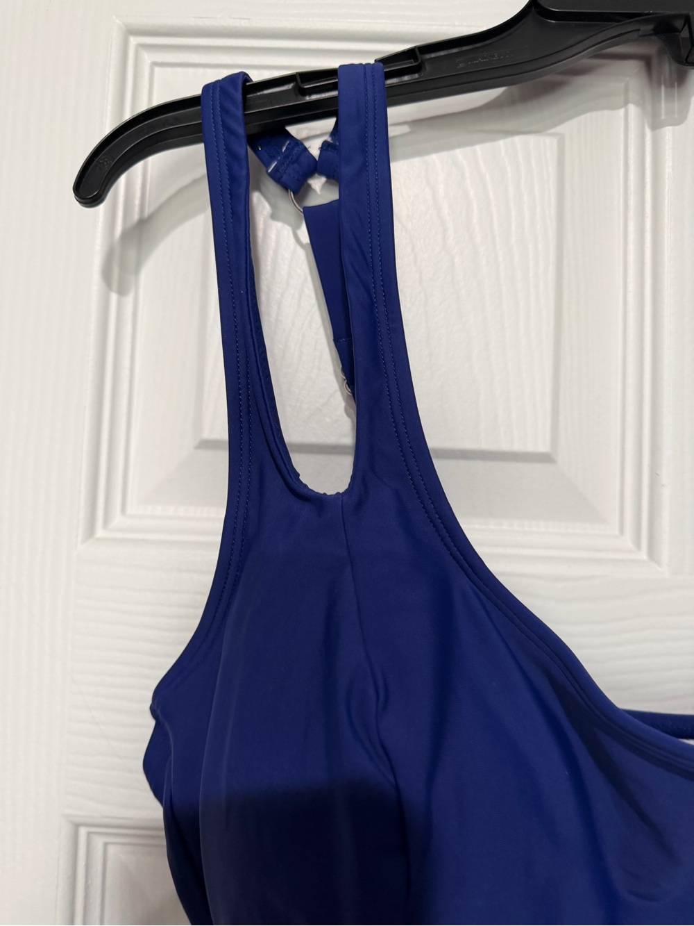 Classic Adjustable-Strap One-Piece Swimsuit — Deep Blue - Picture 5 of 6
